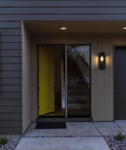 Dunton Large Outdoor Wall Sconce in Black