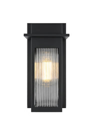 Fletcher Outdoor Wall Sconce in Black