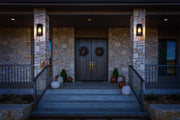 Fletcher Outdoor Wall Sconce in Black