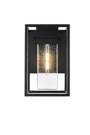 Morse Large Outdoor Wall Lantern in Black
