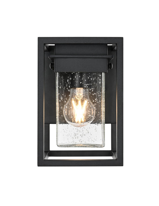 Morse Small Outdoor Wall Lantern in Black