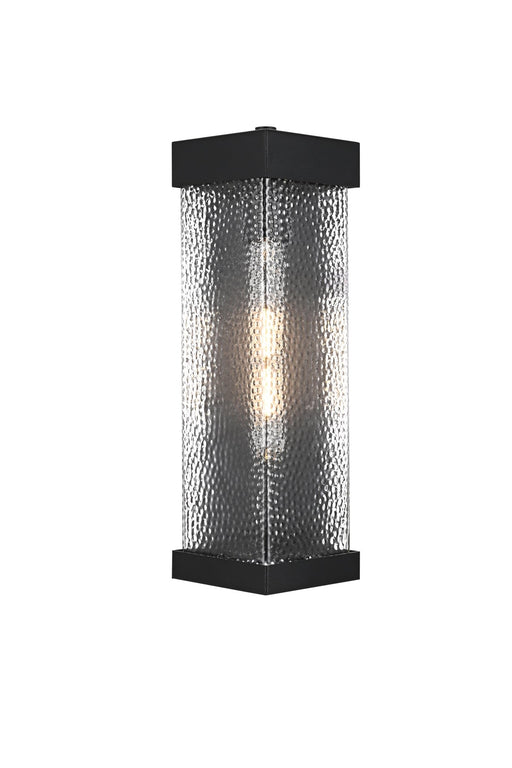Swain Large Outdoor Wall Sconce in Black