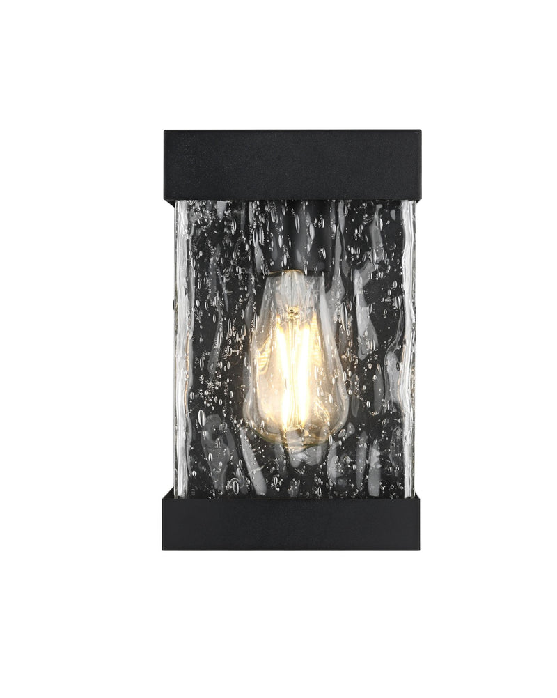 Thompson Medium Outdoor Wall Sconce in Black