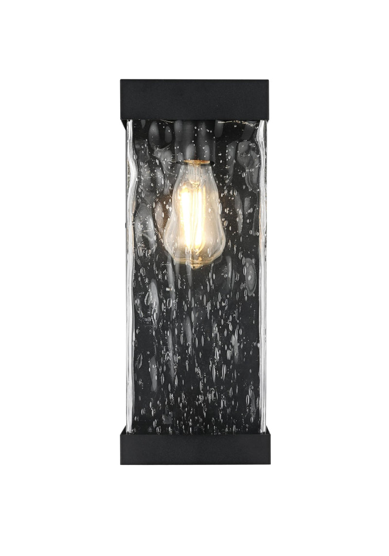 Thompson Large Outdoor Wall Sconce in Black