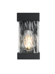 Thompson Small Outdoor Wall Sconce in Black