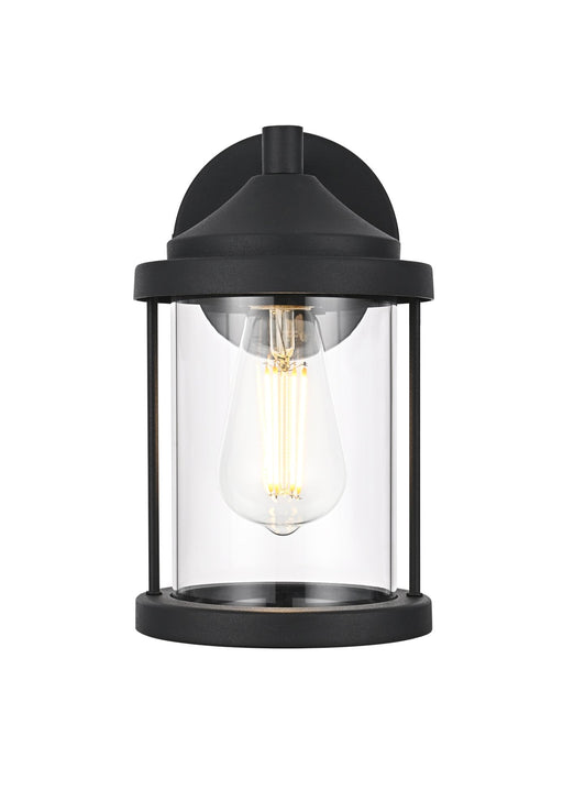 Roy 6" Outdoor Wall Sconce in Black