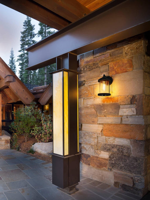 Roy 6" Outdoor Wall Sconce in Black
