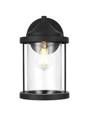 Roy 7" Outdoor Wall Sconce in Black