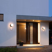 Silas Outdoor Wall Sconce in Black