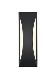 Zayn Small LED Outdoor Wall Sconce in Black