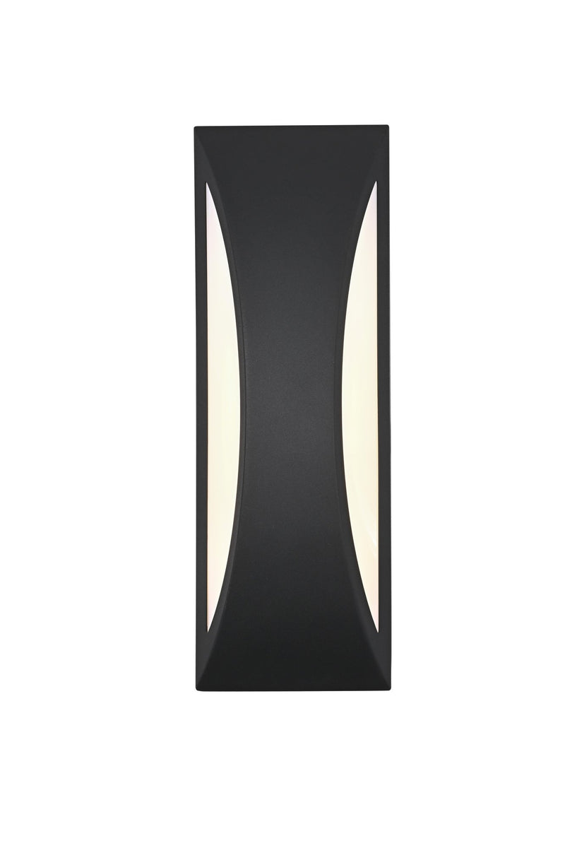 Zayn Small LED Outdoor Wall Sconce in Black