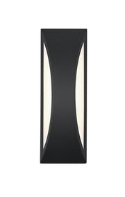 Zayn Large LED Outdoor Wall Sconce in Black