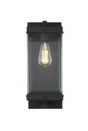 Julien 7" Outdoor Wall Sconce in Black