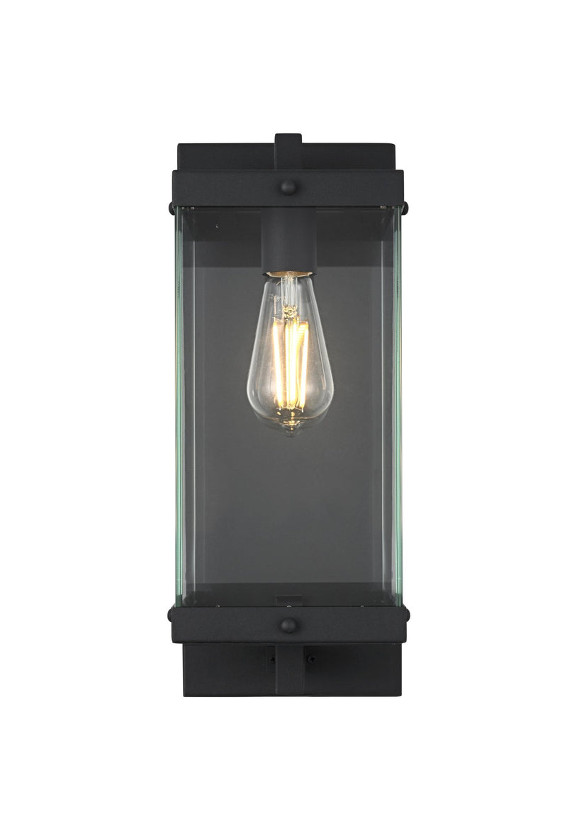 Julien 7" Outdoor Wall Sconce in Black