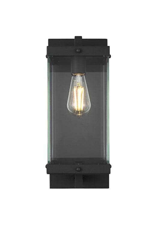 Julien 7" Outdoor Wall Sconce in Black