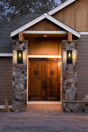 Julien 7" Outdoor Wall Sconce in Black
