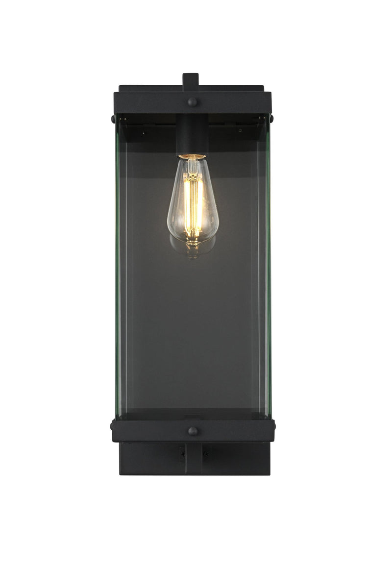 Julien 8" Outdoor Wall Sconce in Black