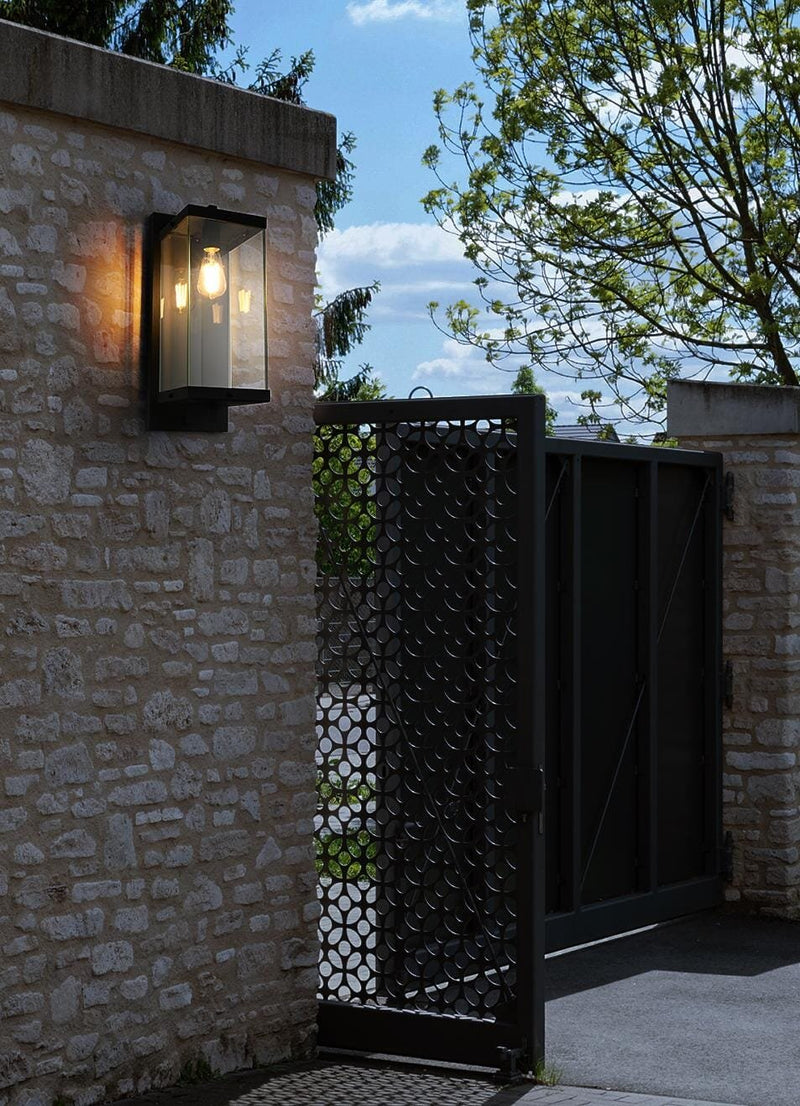 Julien 8" Outdoor Wall Sconce in Black