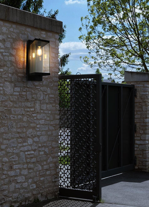Julien 8" Outdoor Wall Sconce in Black