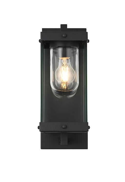 Keaton 6" Outdoor Wall Sconce in Black