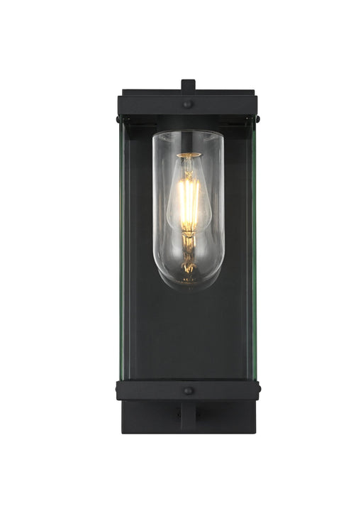 Keaton 8" Outdoor Wall Sconce in Black
