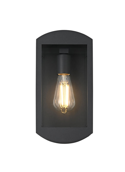 Miles 12" Outdoor Wall Sconce in Black