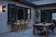 Miles 14" Outdoor Wall Sconce in Black