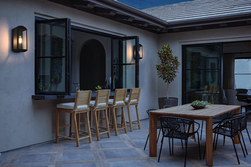 Miles 14" Outdoor Wall Sconce in Black