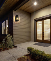 Miles 16" Outdoor Wall Sconce in Black