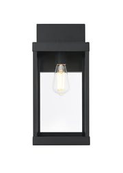 Peter 18" Outdoor Wall Lantern in Black