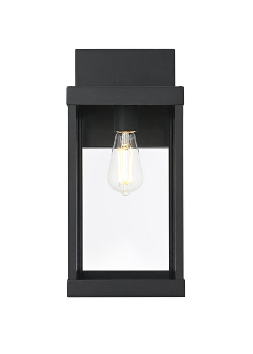 Peter 18" Outdoor Wall Lantern in Black