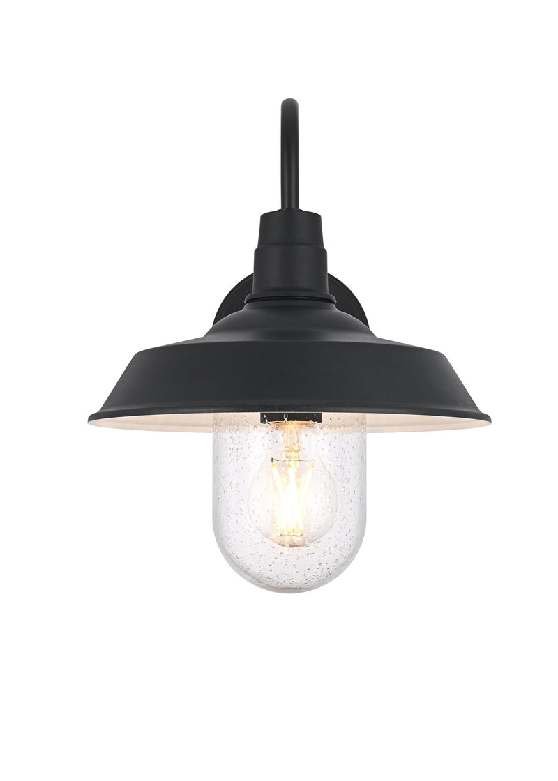 Rayan 10" Outdoor Wall Sconce in Black