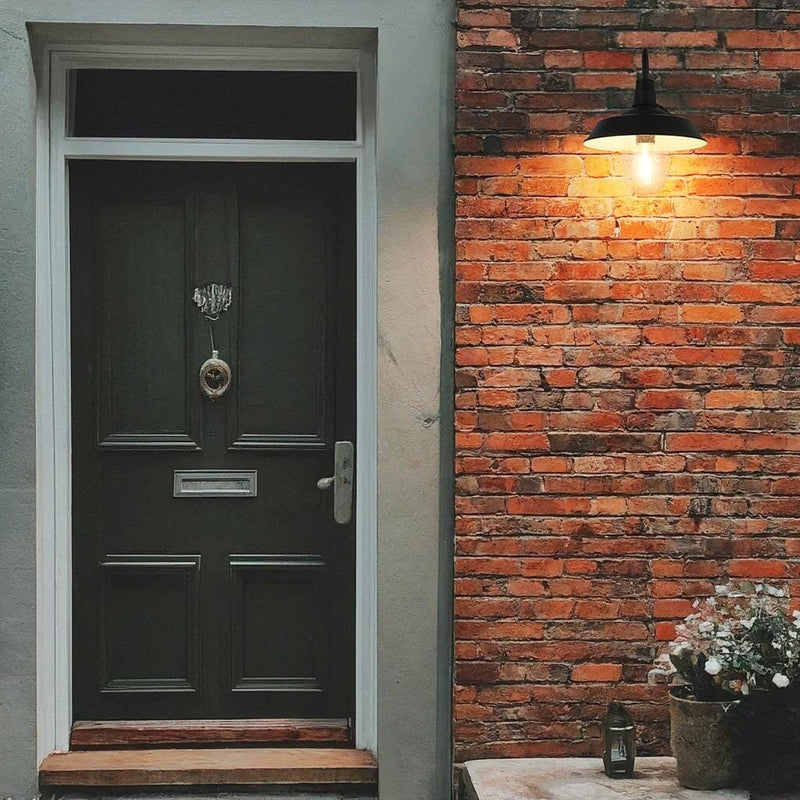 Rayan 10" Outdoor Wall Sconce in Black