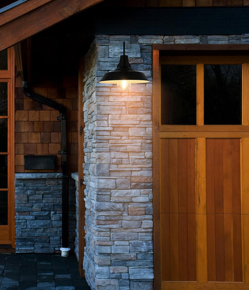 Rayan 14" Outdoor Wall Sconce in Black