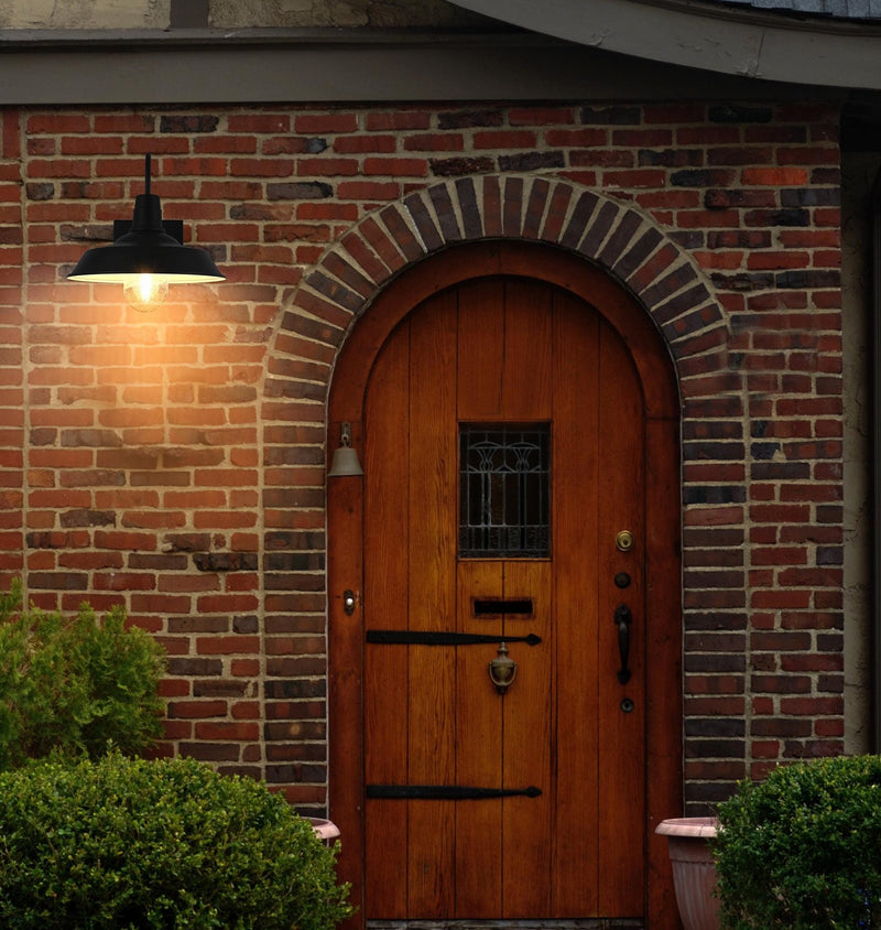 Rayan 14" Outdoor Wall Sconce with 23" Extension in Black