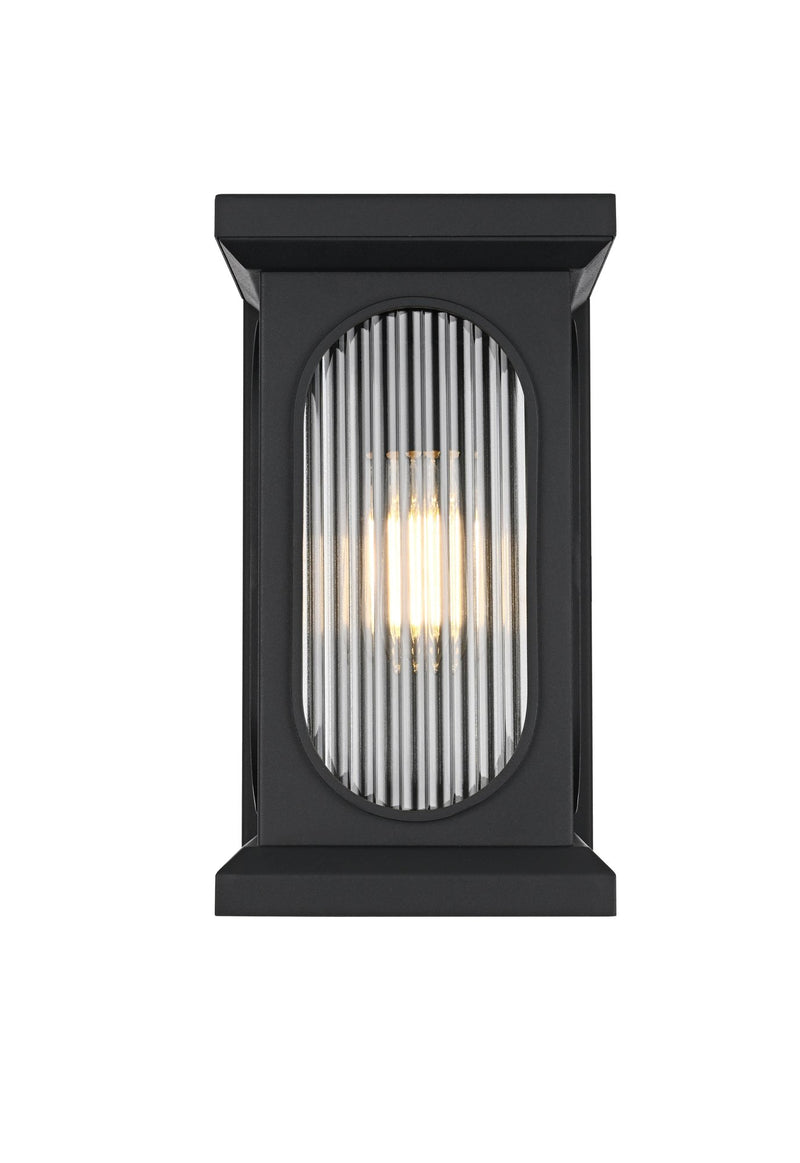 Sevyn Small Outdoor Wall Sconce in Black