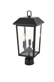 Riggs 3-Light Outdoor Post Light in Black