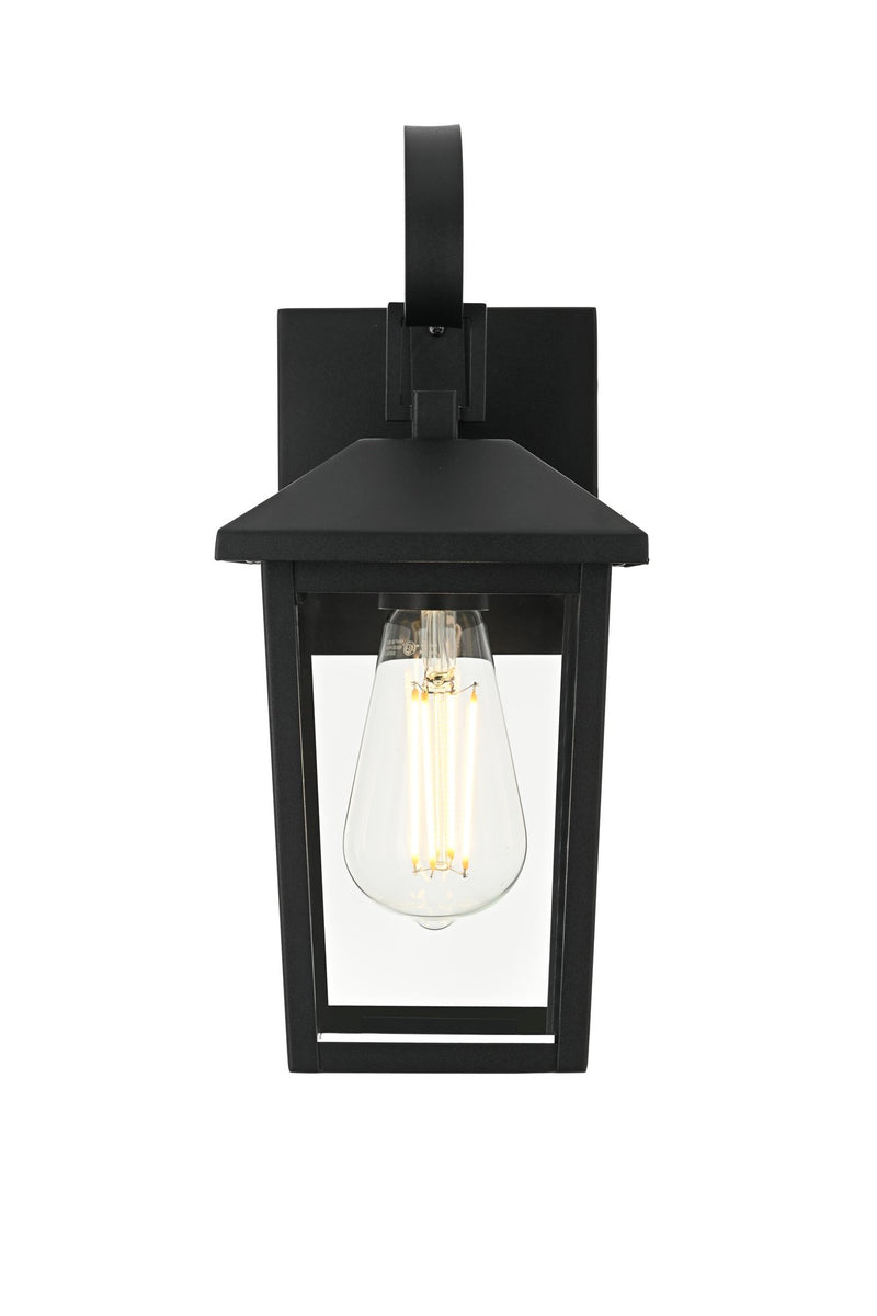 Riggs 5.5" Outdoor Wall Lantern in Black