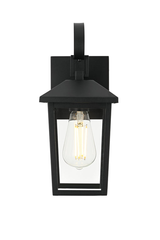 Riggs 5.5" Outdoor Wall Lantern in Black
