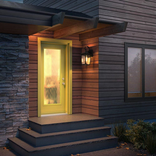 Riggs 5.5" Outdoor Wall Lantern in Black