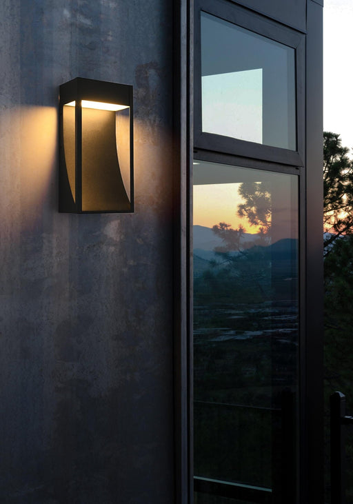 Adriel Outdoor Wall Sconce in Black