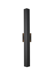 Troy 30" 2-Light Outdoor Wall Sconce in Black
