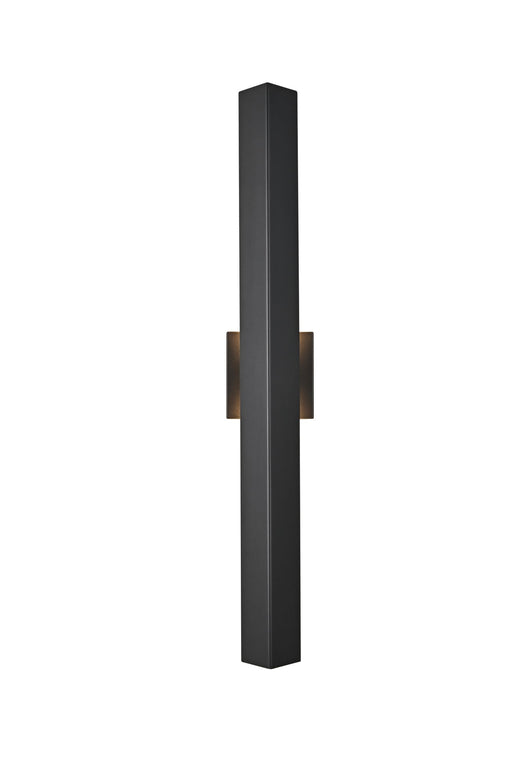 Troy 30" 2-Light Outdoor Wall Sconce in Black