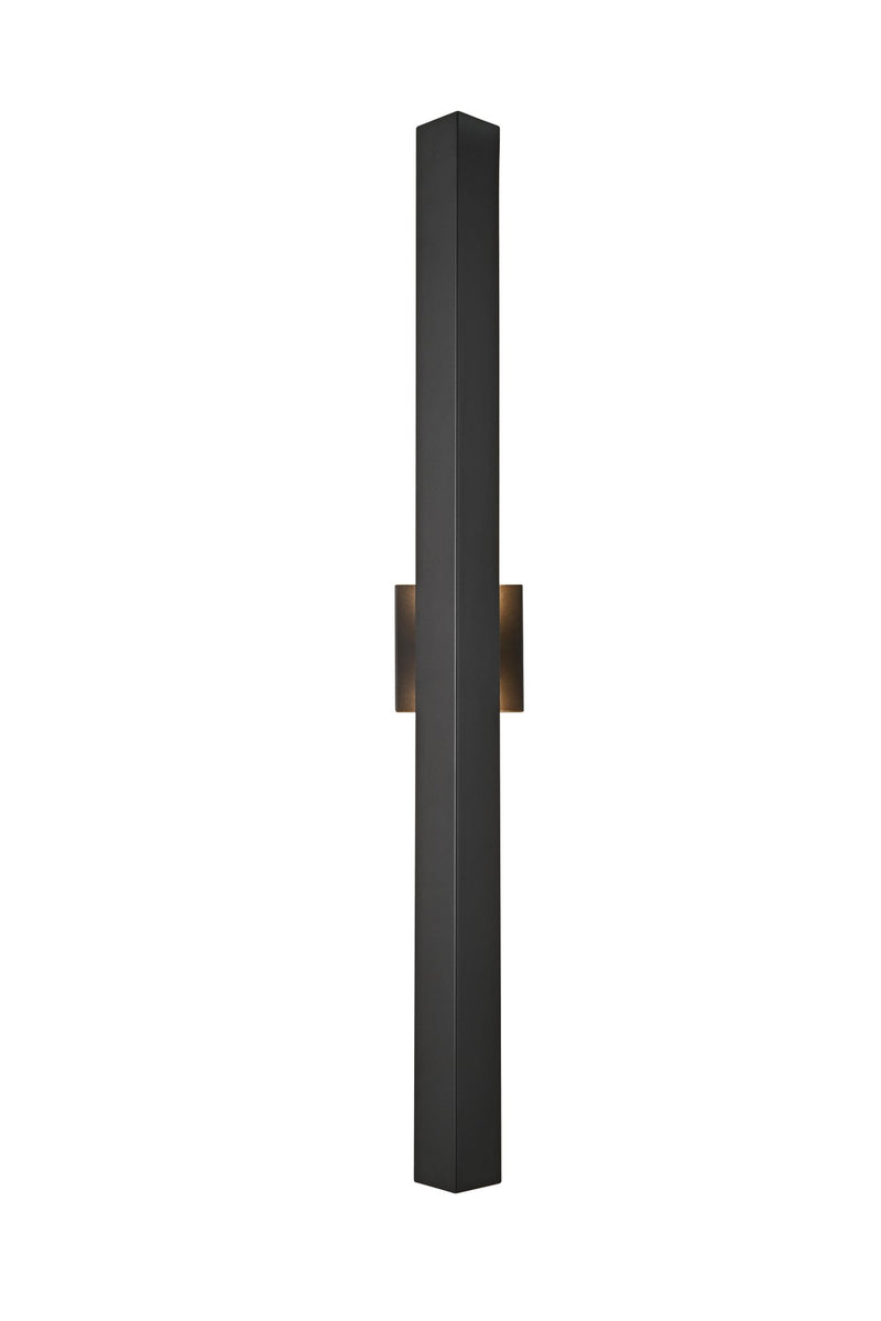 Troy 38" 2-Light Outdoor Wall Sconce in Black