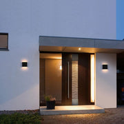 Creed 2-Light Outdoor Wall Sconce in Black