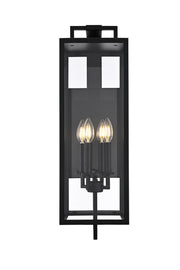Jairo 4-Light Outdoor Wall Lantern in Black