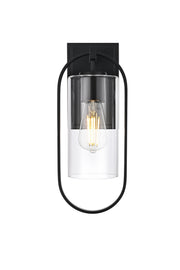 Jaxson 6" Outdoor Wall Sconce in Black