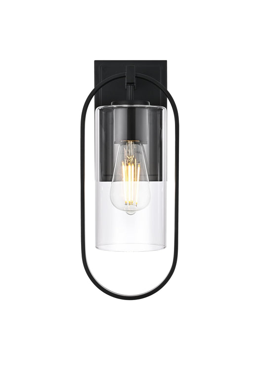 Jaxson 6" Outdoor Wall Sconce in Black