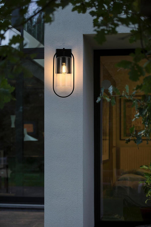 Jaxson 8" Outdoor Wall Sconce in Black