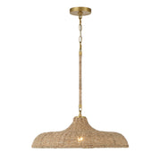 Odessa 1 Light 20.5" Pendant in Soft Gold
